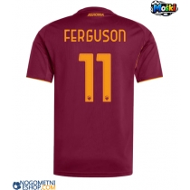 Moški Nogometni dresi AS Roma Evan Ferguson #11 Domači 2025-26 Kratek Rokav